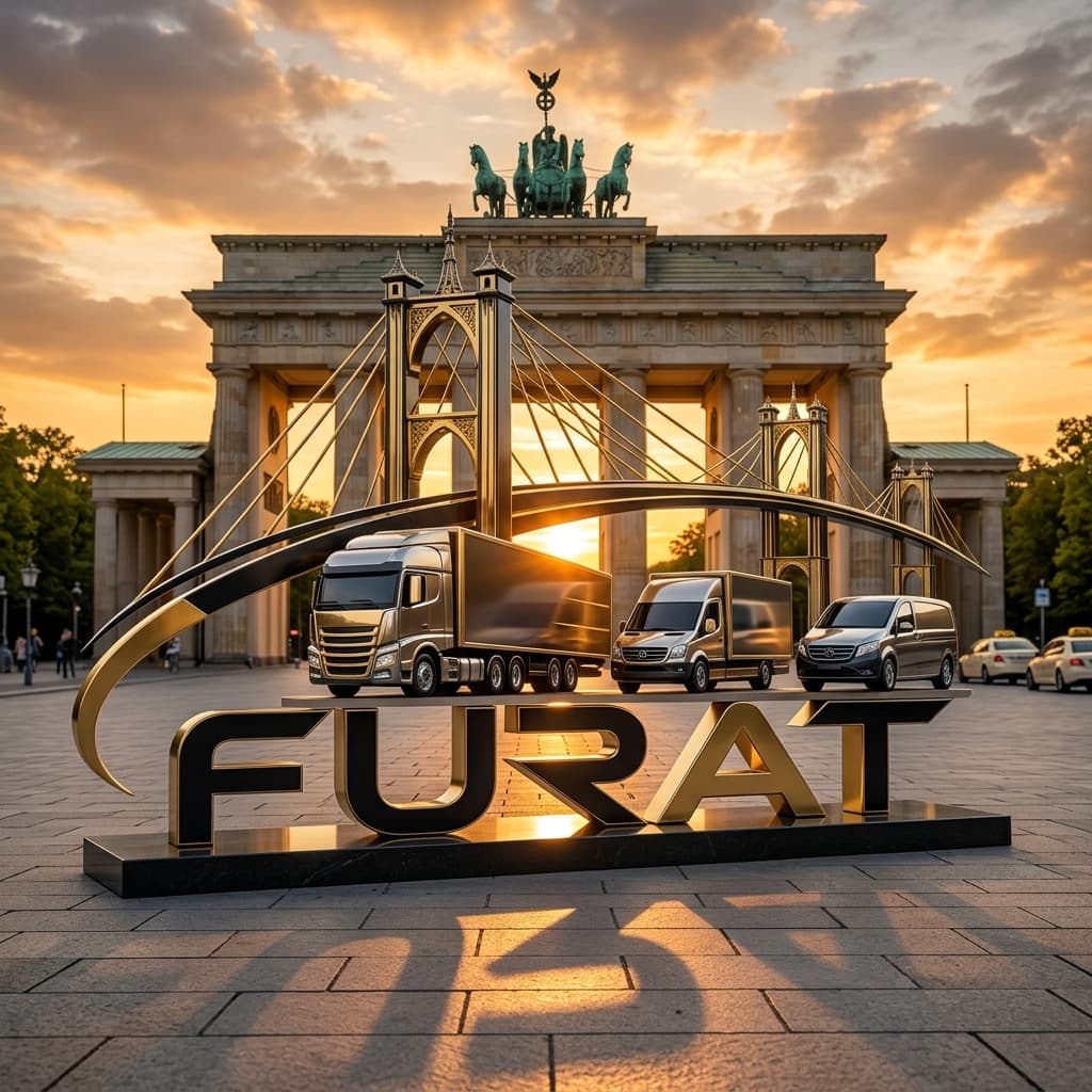 Brandenburger Tor mit Furat-Logo