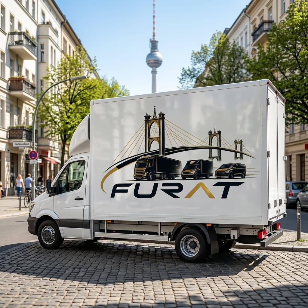 Furat-Transport-Lkw in Berlin